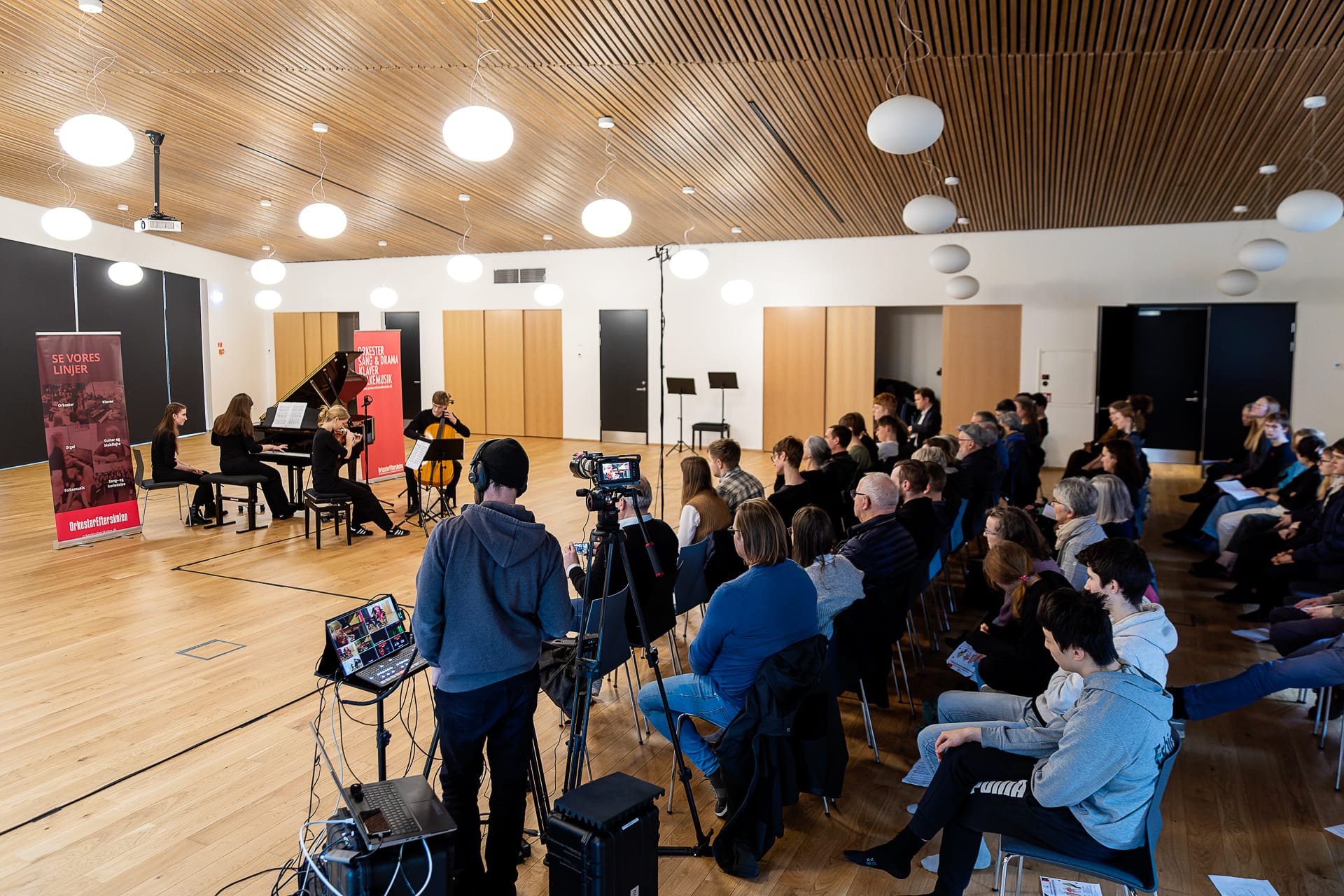 Festival i OrkesterEfterskolens koncertsal