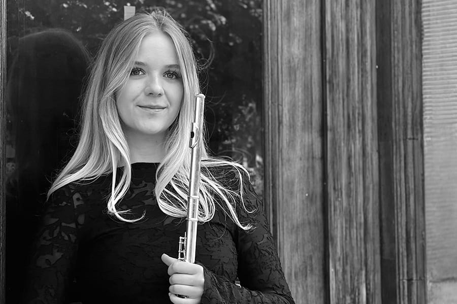 Fløjtenist Anna Lohmann Hesselhøj modtager af Carl Nielsen og Anne Marie Carl-Nielsens Legat Talentpris 2025